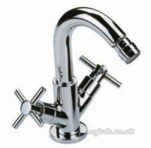 Pegler Luxury Bathroom Brassware -  Xia 4k8002 Mono Bidet With Pop Up Waste