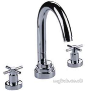 Pegler Luxury Bathroom Brassware -  Xia 4k8003 3 Hole Deck Bath Filler