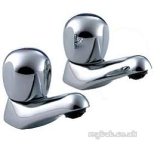 Pegler Contract Brassware -  Applause 1153cp 1/2 Inch Basin Taps Cp