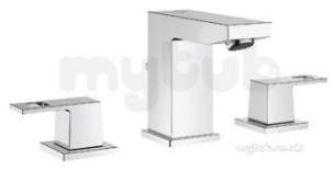 Grohe Tec Brassware -  Grohe Eurocube 20351 3th Basin Mixer 20351000
