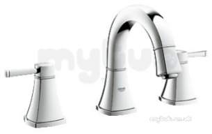 Grohe Spa Range -  Gro Grandera 2hdl Basin 3-hole Low Spout 20417000