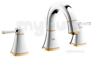 Grohe Spa Range -  Gro Grandera 2hdl Basin 3-hole Low Spout 20417ig0