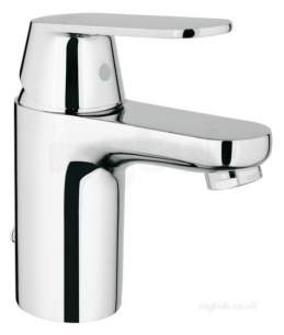 Grohe Tec Brassware -  Grohe Eurosmart Cosmo Basin Mixer C/w Chain Cp 32827000