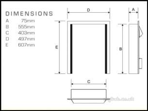 Flavel Gas Fires -  Flavel Ultiflame Cont Brushed S/s Ng