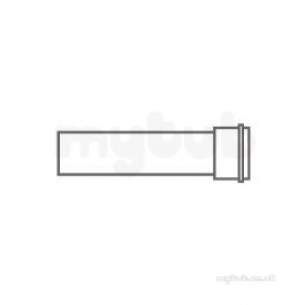 Baxi Domestic Flues and accessories -  Baxi Mfit 0.5m Flue Ext And Support Bracket 60/100