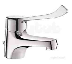 Delabie Basin Mixers -  Delabie Basin Mixer H. 45mm With Waste Hygiene Lever