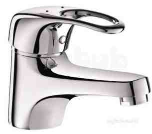 Delabie Basin Mixers -  Delabie Mechanical Basin Mixer H45mm Without Waste Sculptured Lever
