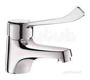 Delabie Basin Mixers -  Delabie Mechanical Basin Mixer H. 45mm No Waste Hygiene Lever