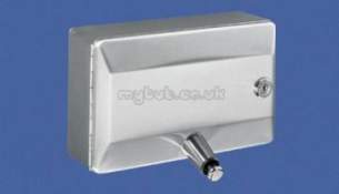 Sissons Stainless Steel Products -  F0086 Chronos Wall Mtd Soap Dispenser Ss