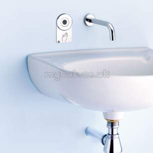 Armitage Shanks Commercial Brassware -  Armitage Shanks Sensorflo Solo S8142 Tblr Pnl S/spout Cp