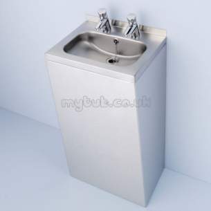 Armitage Shanks Commercial Sanitaryware -  Armitage Shanks Denholm Shroud Pol S/s Concealed Fixing S2983my