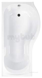 Eastbrook Baths -  23.0071r Prado Offst Showerbath 1700 Right Hand 5mm