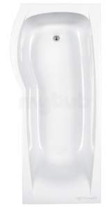 Eastbrook Baths -  23.0671l Delta Offst Showerbath 1700 Left Hand 5mm