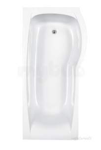Eastbrook Baths -  23.0671r Delta Offst Showerbath 1700 Right Hand 5mm