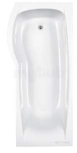 Eastbrook Baths -  23.2681l Delta Offset Showrbath 1600 Lh