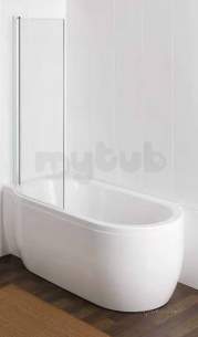 Eastbrook Baths -  Advantage Deep Bath Pnl 5mm Right Hand Wh