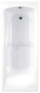 Eastbrook Baths -  Eastbrook Sigma 1600 X 750 5mm Wh