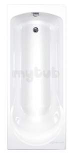 Eastbrook Baths -  23.4601 Arc Single Ended 1700x700 5mm Wh