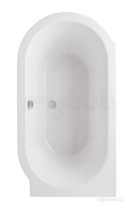 Eastbrook Baths -  Eastbrook Advantage Deep Bath 5mm Left Hand Wh