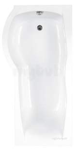 Eastbrook Baths -  23.5121l Sigma Offset Showerbath 1800 Lh