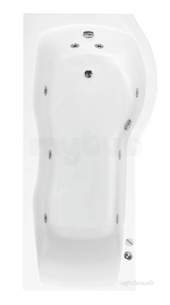 Eastbrook Baths -  23.5121r Sigma Offset Showerbath 1800 Rh