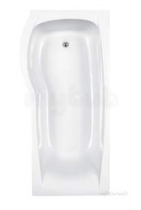 Eastbrook Baths -  23.5411l Axis Offset Carronite Left Hand White