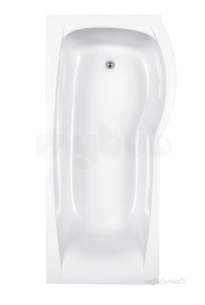 Eastbrook Baths -  23.5411r Axis Offset Carronite Right Hand White