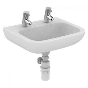 Armitage Shanks Commercial Sanitaryware -  Armitage Shanks Portman 21 Basin 50cm White Nof Nchn 2th S225301