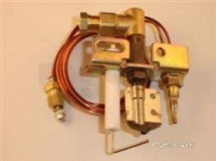 Baxi Boiler Spares -  Baxi 237079 Oxy Pilot Assy 850mm Lpg