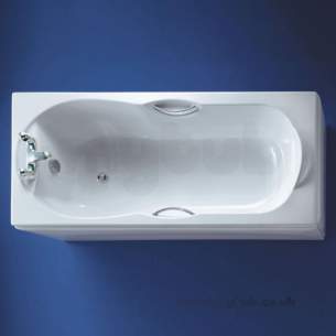Ideal Standard Acrylic Baths -  Ideal Standard Alto E769001 Water Saving Bath 1700 X 700 Wh Two Tap Holes And Hg