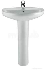 Roca Sanitaryware -  Roca Laura 520 Basin One Tap Hole White 325394000