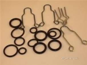 Baxi Boiler Spares -  Baxi 241568 O Ring Plus Spring Clip Kit