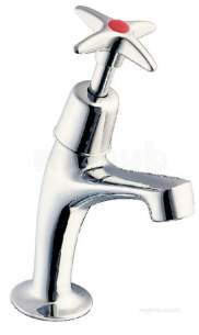 Deva Sink Tap Cross-top 183x Chrome Plated Pair