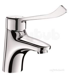 Delabie Basin Mixers -  Delabie Mechanical Basin Mixer H. 60mm No Waste Hygiene Lever