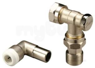 Danfoss Randall Ras C and Ras D Trvs -  Danfoss 003l020500 Nickel Rlv-d 10mm Lockshield Push Fit Valve