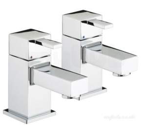 Bristan Brassware -  Bristan Qd 3/4c Quadrato Bath Taps Ch