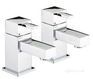Bristan Brassware -  Bristan Qd 1/2c Quadrato Basin Taps Ch