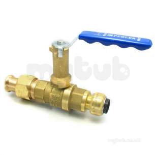 Pegler Push and Press General Valves -  Pegler Xtu550el Dzr Ball Valve 18