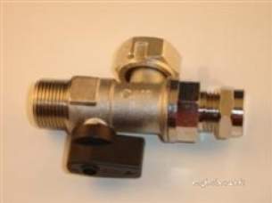 Baxi Boiler Spares -  Baxi 248225 Isolation Return Tap