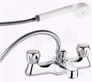 Deva Brassware -  Deva Dcm106 Deck Mount Bath/shower Mixer And Kit