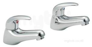 Deva Brassware -  Deva 102 Elan Bath Taps Chrome Elan102
