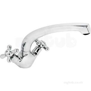 Deva Brassware -  Deva Vic104 Regency Mono Sink Mixer Cp