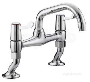Bristan Brassware -  Value Lever Pillar Bridge Sink Mixer Cp