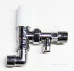 Myson Manual Radiator Valves -  Myson Matchmaster 15mm 90d Ls D/o Chrome Plated P-f