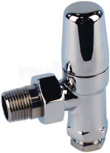 Myson Manual Radiator Valves -  Myson Decorative Valve 15mm Ls Angle Cp