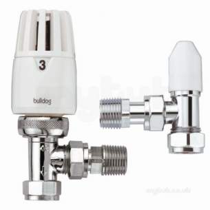 Pegler Bulldog TrvS and Manual Valves -  Bulldog Trv And Lockshield Valve Pack 15 Mm