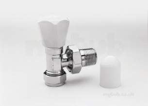 Pegler Bulldog TrvS and Manual Valves -  Jazz 1/2x15mm Chrome Plated Angle Radiator Valve