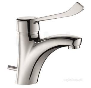 Delabie Basin Mixers -  Delabie Ep Basin Mixer H85mm With Waste Hygiene Lever