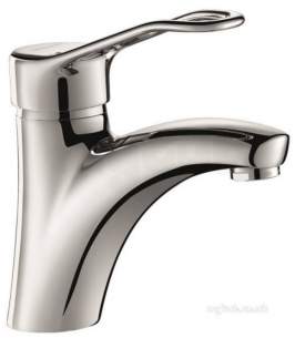 Delabie Basin Mixers -  Delabie Mechanical Basin Mixer H85mm Without Waste Sculptured Lever