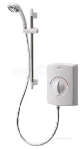 Aqualisa Electric Showers -  Aqualisa Aquastyle Electric 10.5kw White Chrome